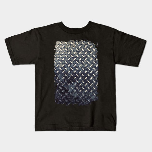 Metal texture Kids T-Shirt by PallKris